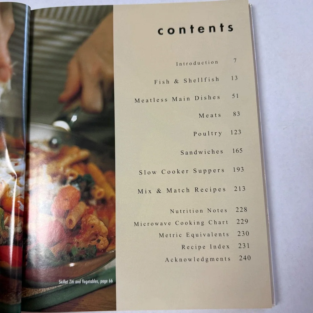Cooking Light 5-Ingredient 15-Minute Cookbook Hardcover 1999 ISBN‎ 0848718526